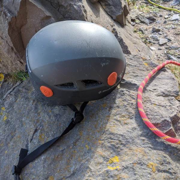 A Hard shell Climbing Helmet