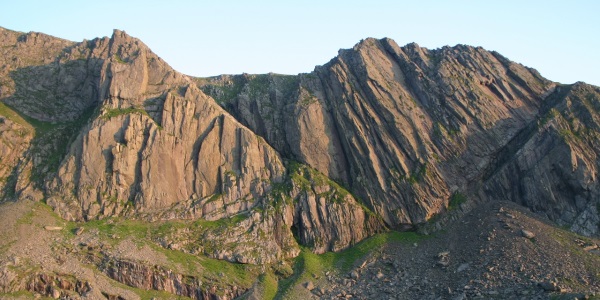The crag at Clogwyn Dur Arddu or Cloggy