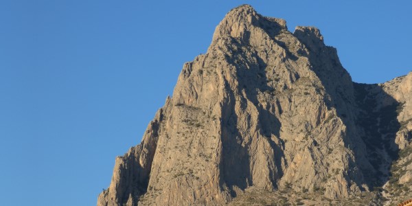 Epsolon Central climb on Puig Campana Mountain