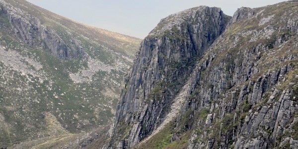 slieve beg crag in the mournes