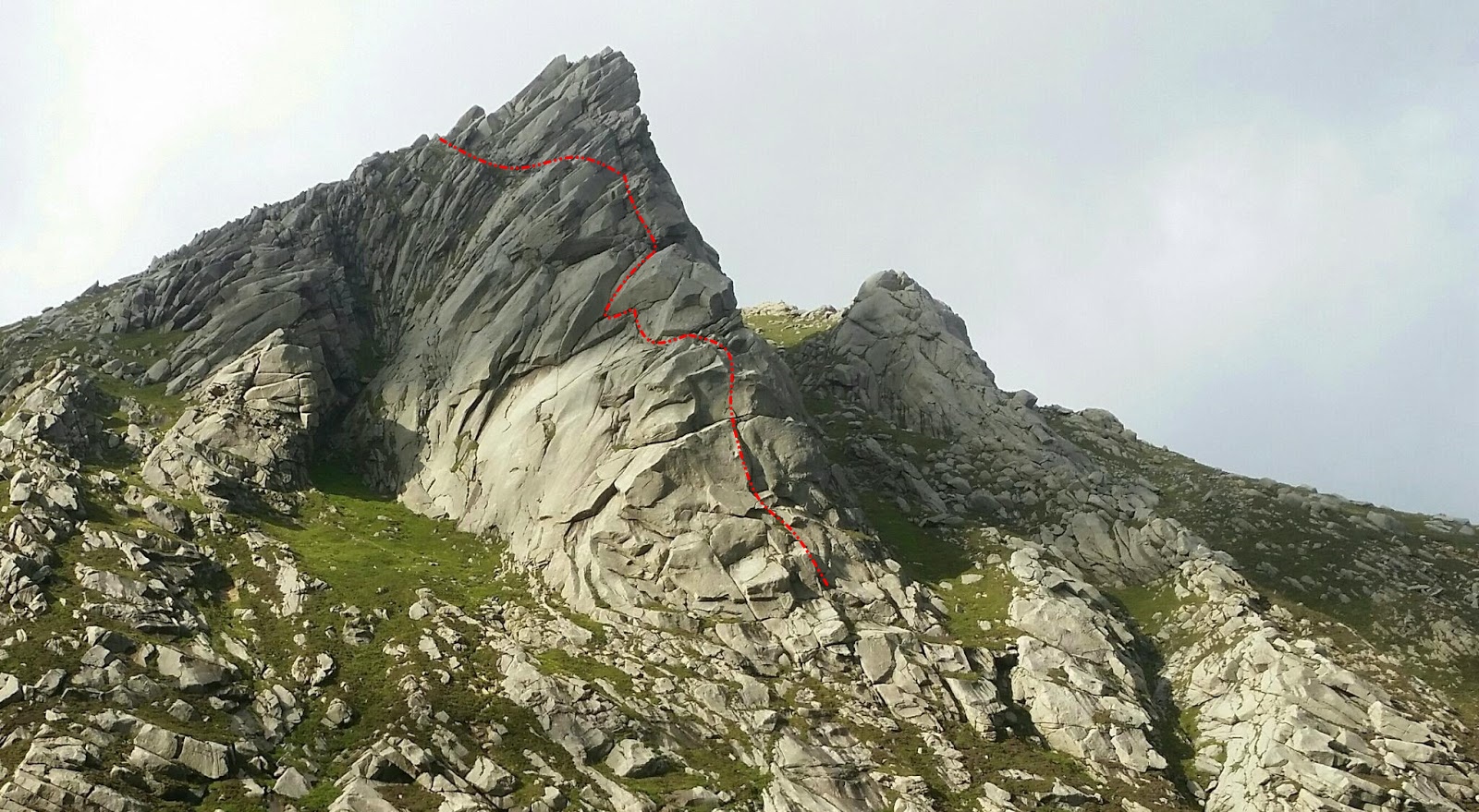 The South Ridge Direct Route on Cir Mhor