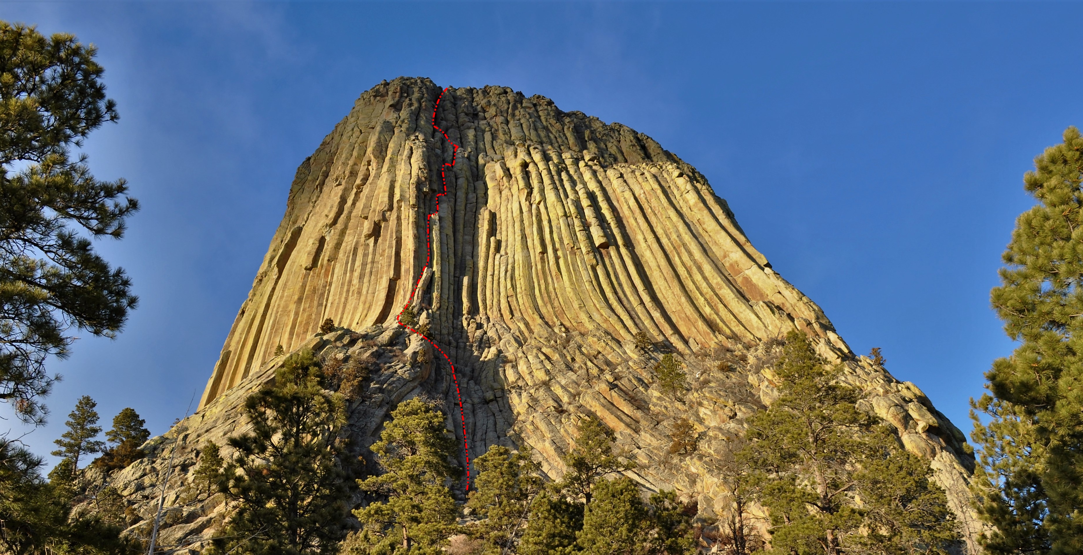 The Back of the Devils tower